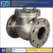 Precision casting parts customized stainless steel flanged swing check valve